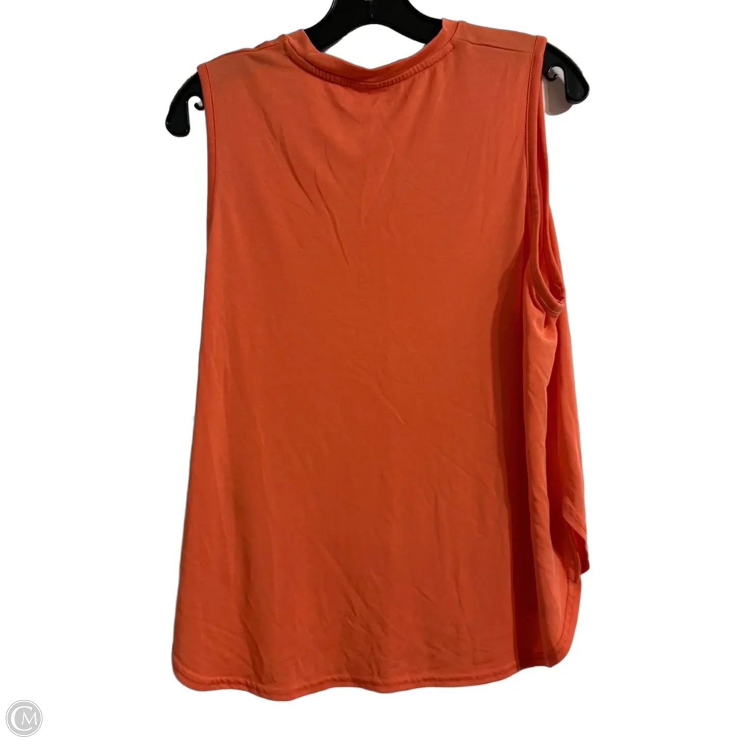 Top Sleeveless Basic By Clothes Mentor In Orange, Size: L