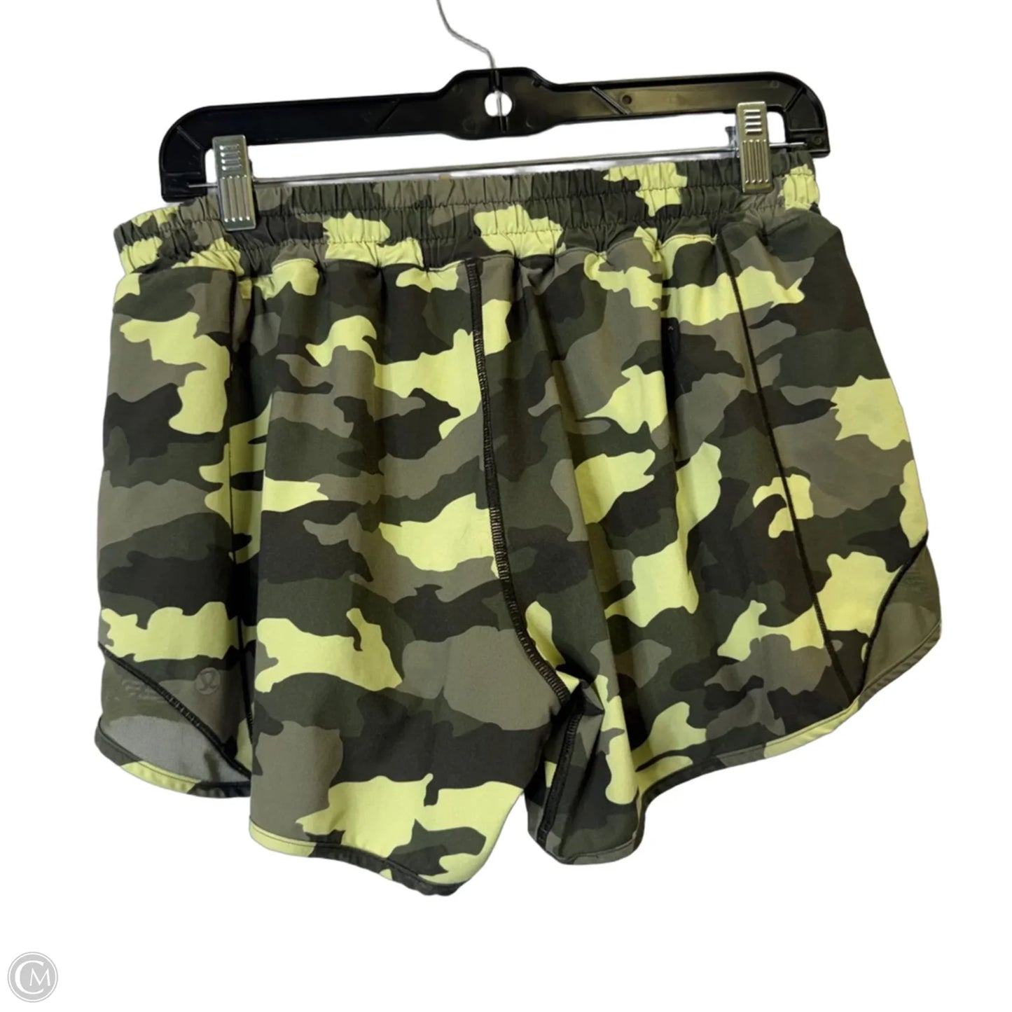 Athletic Shorts By Lululemon In Camouflage Print, Size: 10