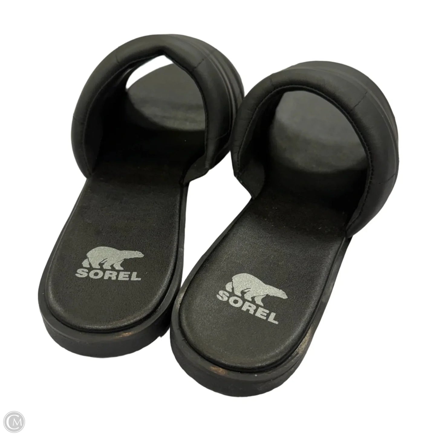Sandals Flats By Sorel In Black, Size: 9