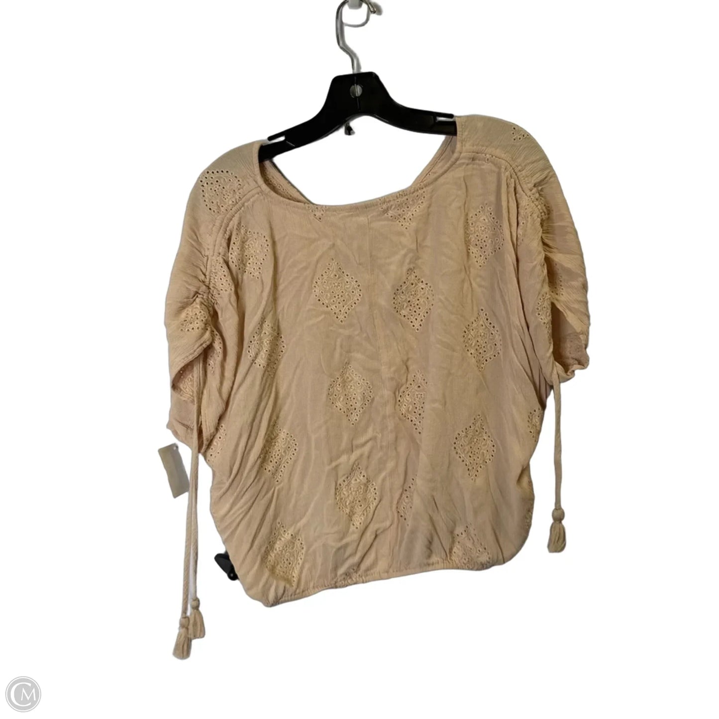Top Short Sleeve By Love Stitch In Pink, Size: M