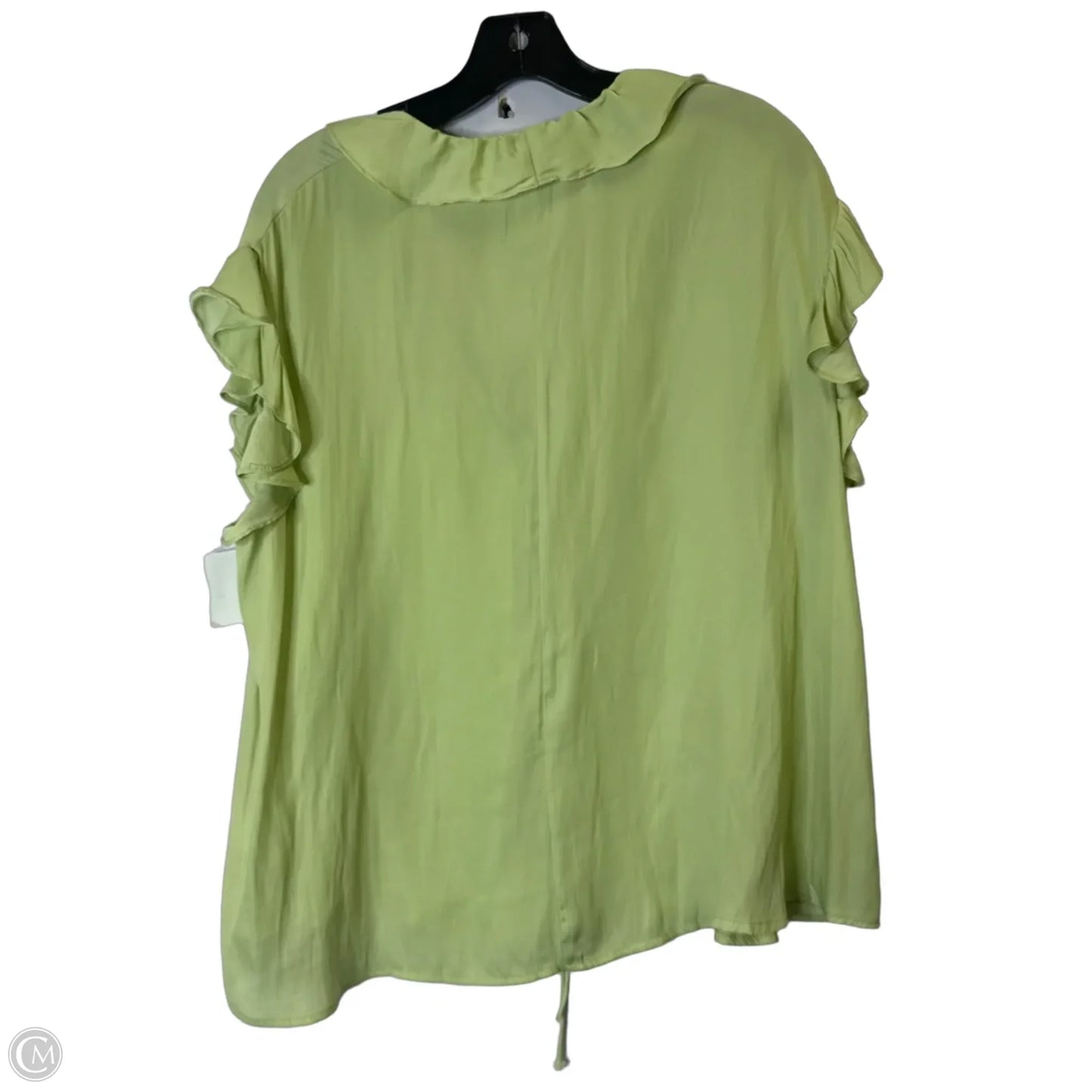 Blouse Sleeveless By Mustard Seed In Green, Size: S