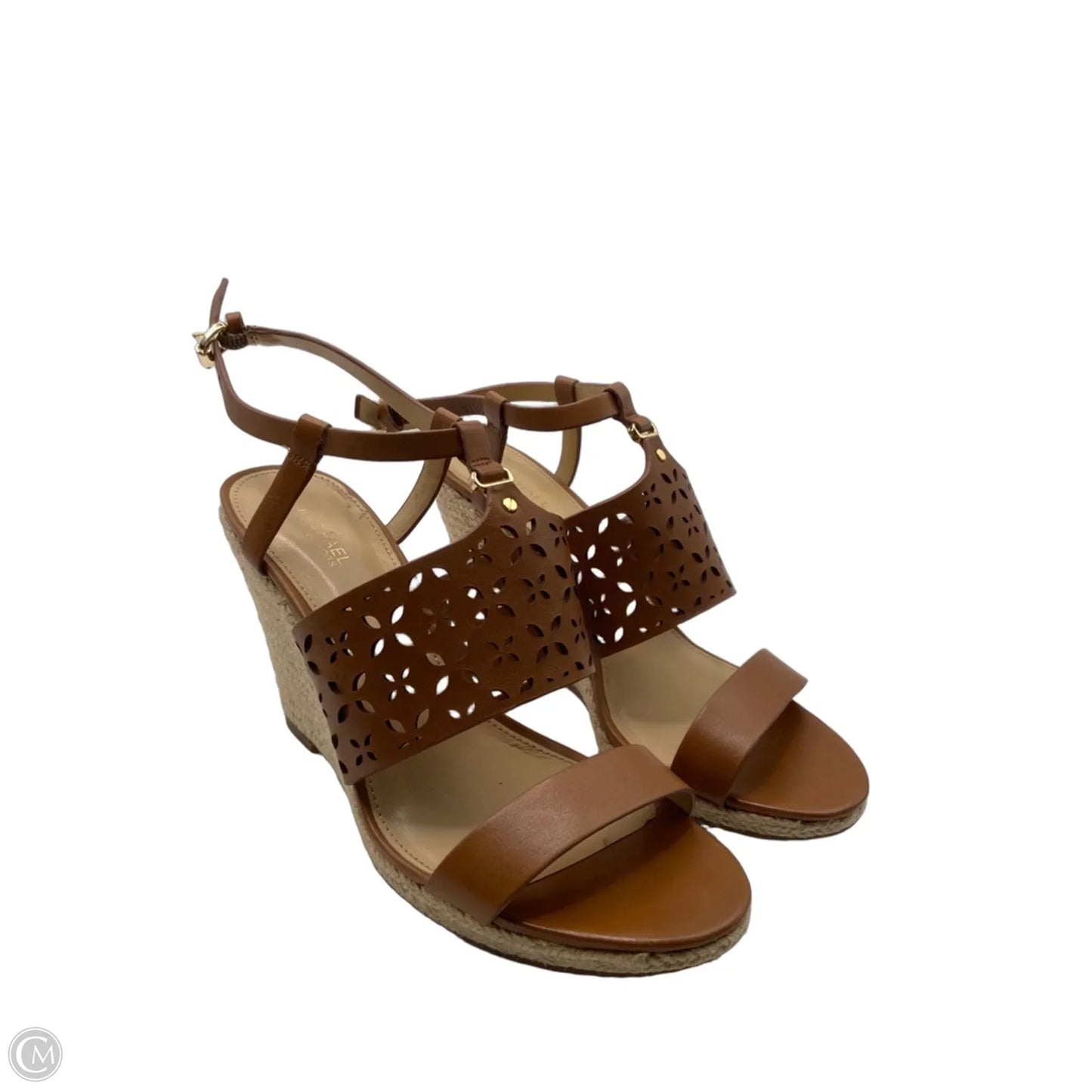 Sandals Designer By Michael By Michael Kors In Brown, Size: 8