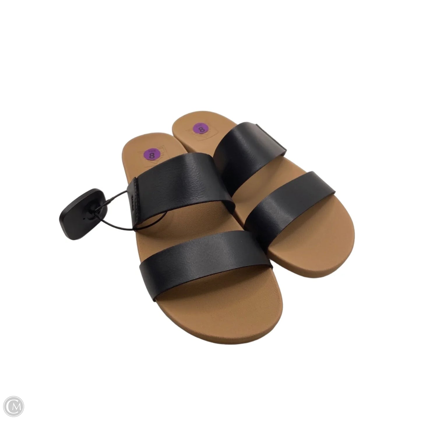Sandals Flats By Reef In Black, Size: 8