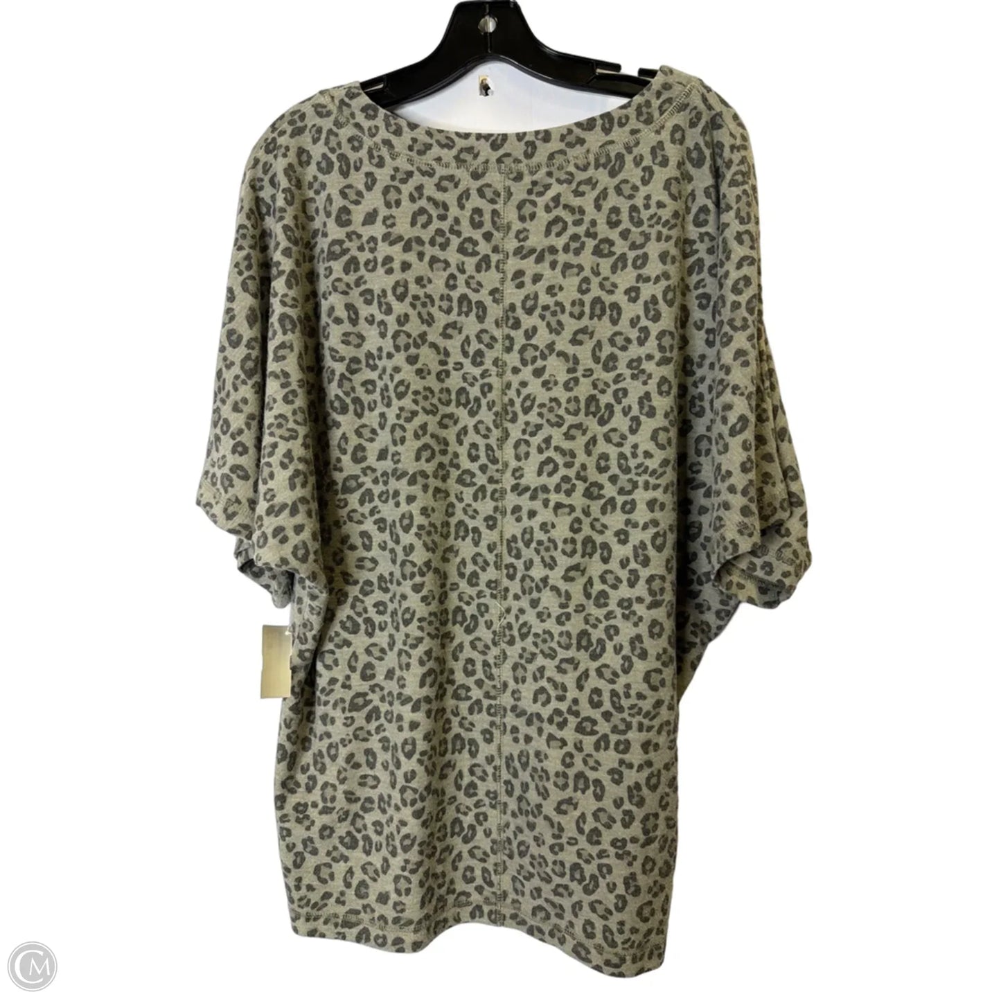 Top Short Sleeve Basic By Mustard Seed In Animal Print, Size: M