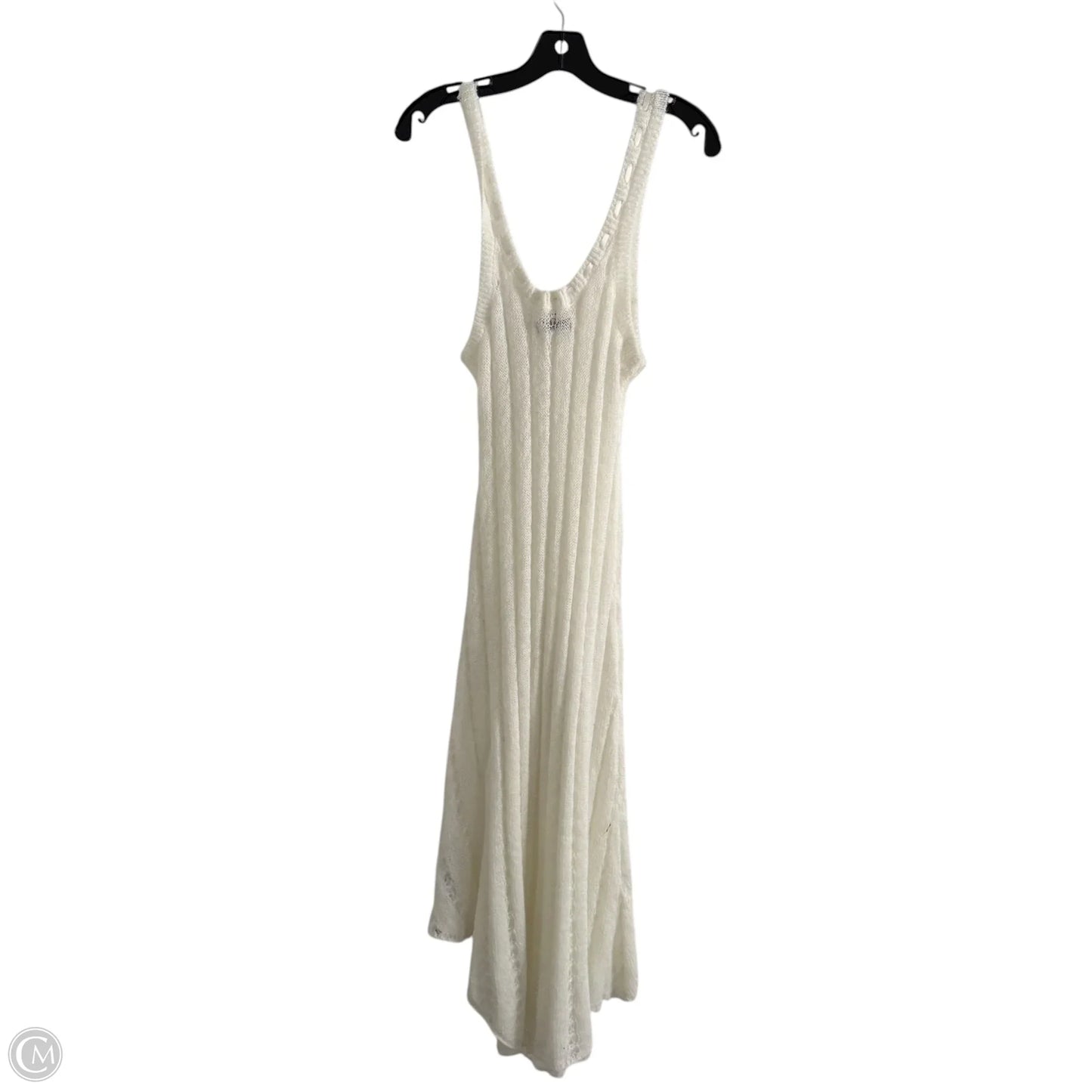 Dress Casual Midi By Urban Outfitters In Cream, Size: L