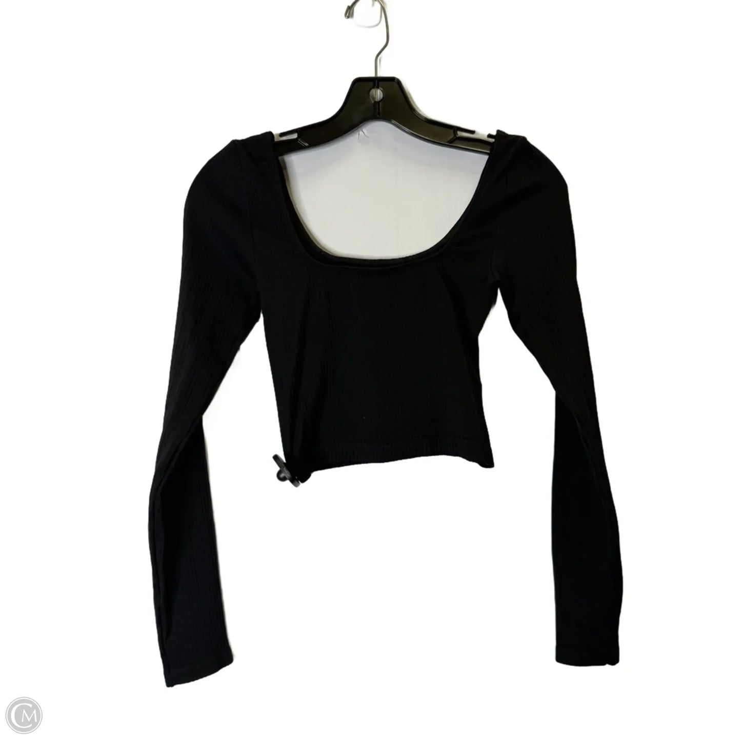 Top Long Sleeve Basic By Anthropologie In Black, Size: S