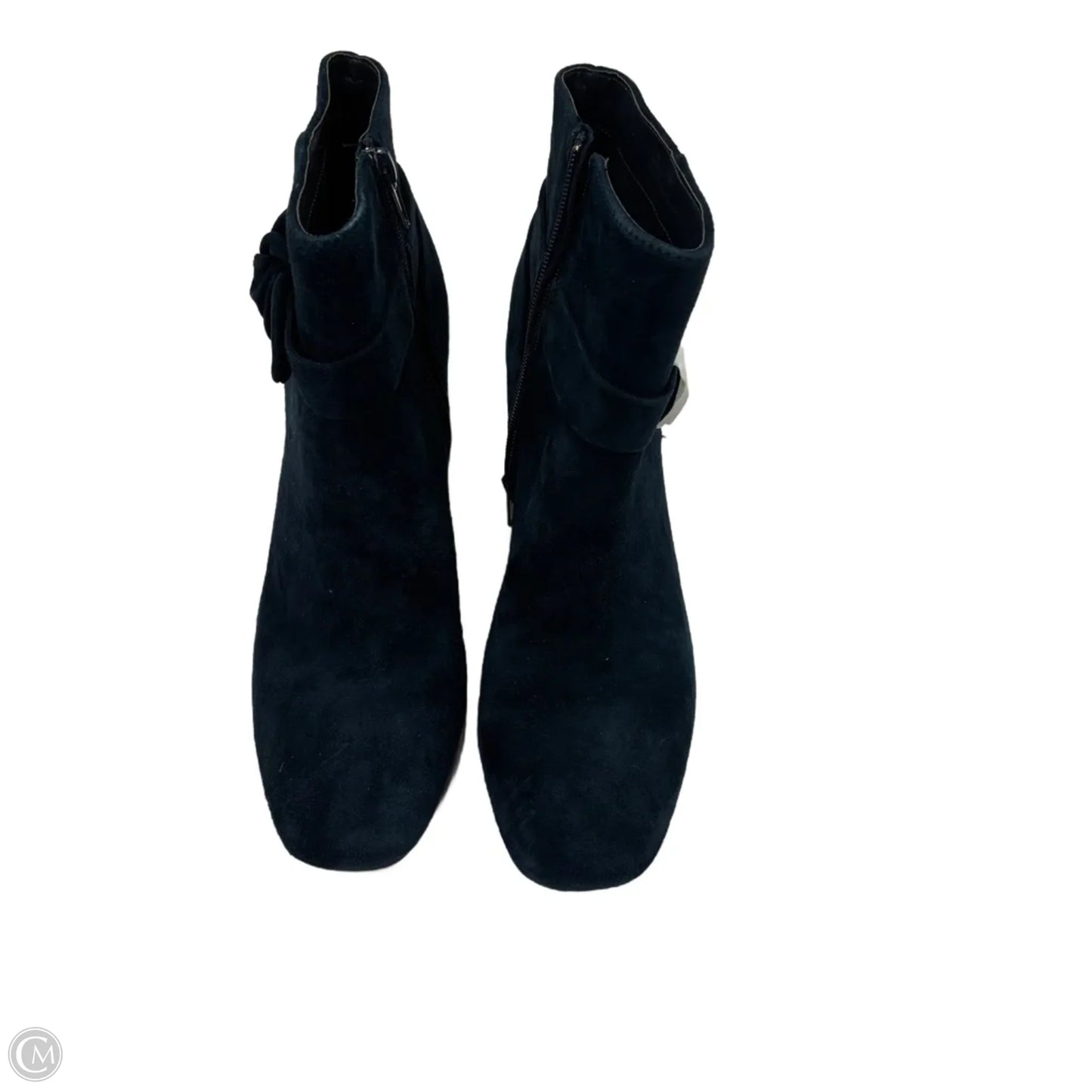 Boots Leather By Clothes Mentor In Blue, Size: 8.5