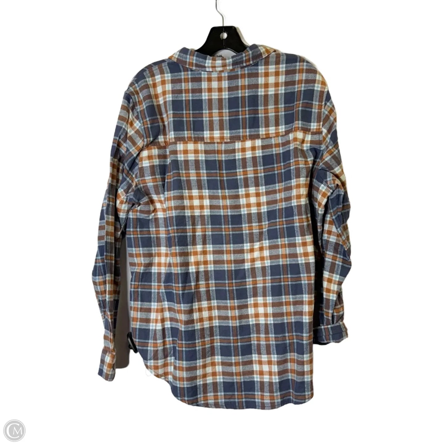 Top Long Sleeve Basic By Universal Thread In Blue, Size: L