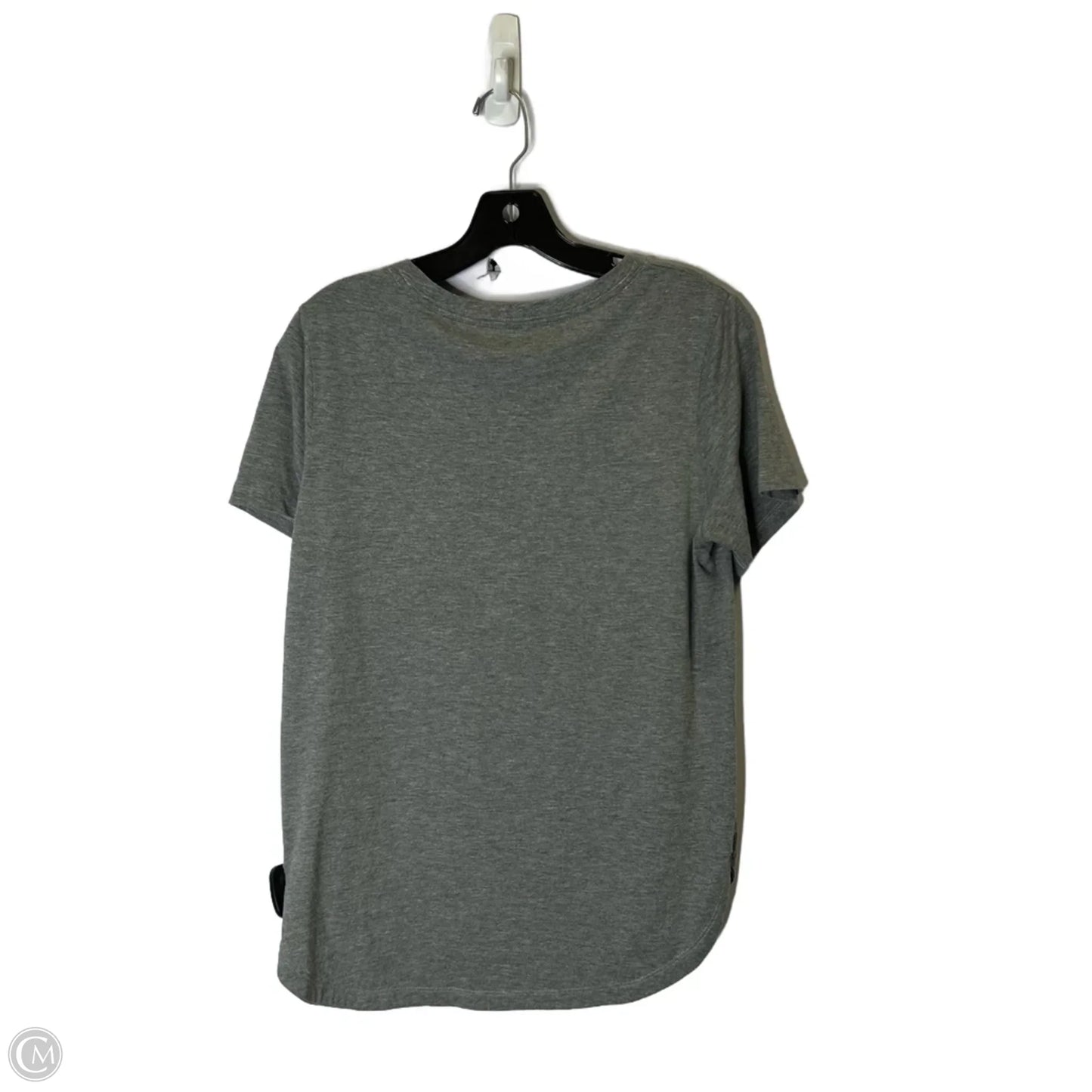 Athletic Top Short Sleeve By Nike Apparel In Grey, Size: M