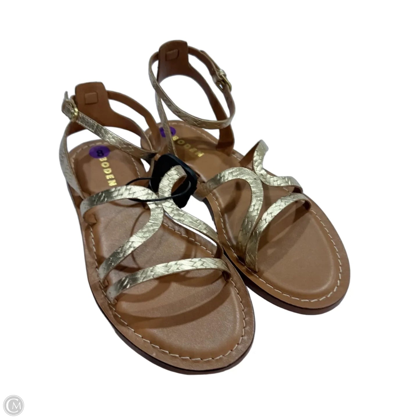 Sandals Flats By Boden In Gold, Size: 8