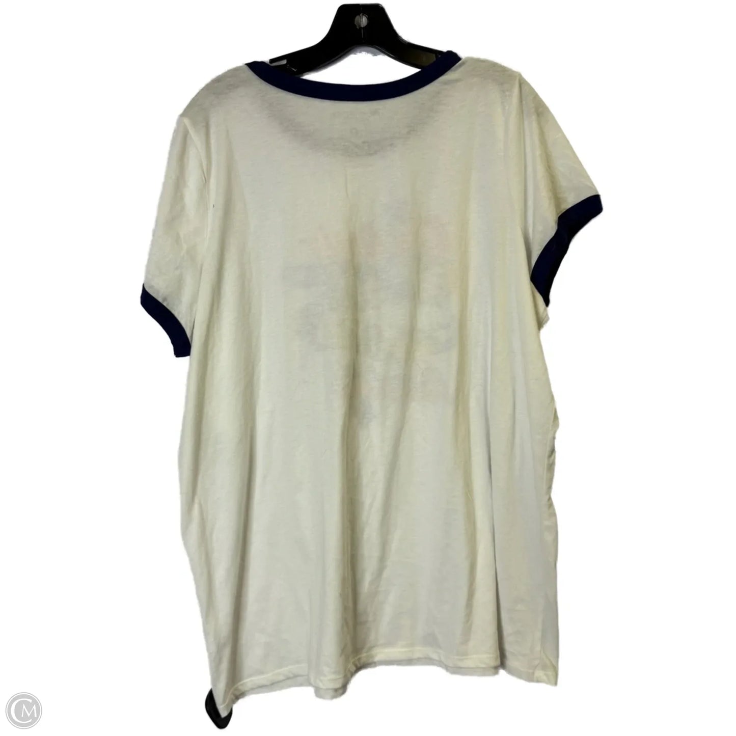 Top Short Sleeve By Torrid In White, Size: 2x