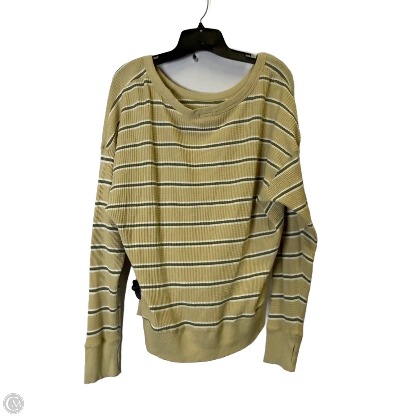 Top Long Sleeve By Offline By Aerie In Striped Pattern, Size: Xs