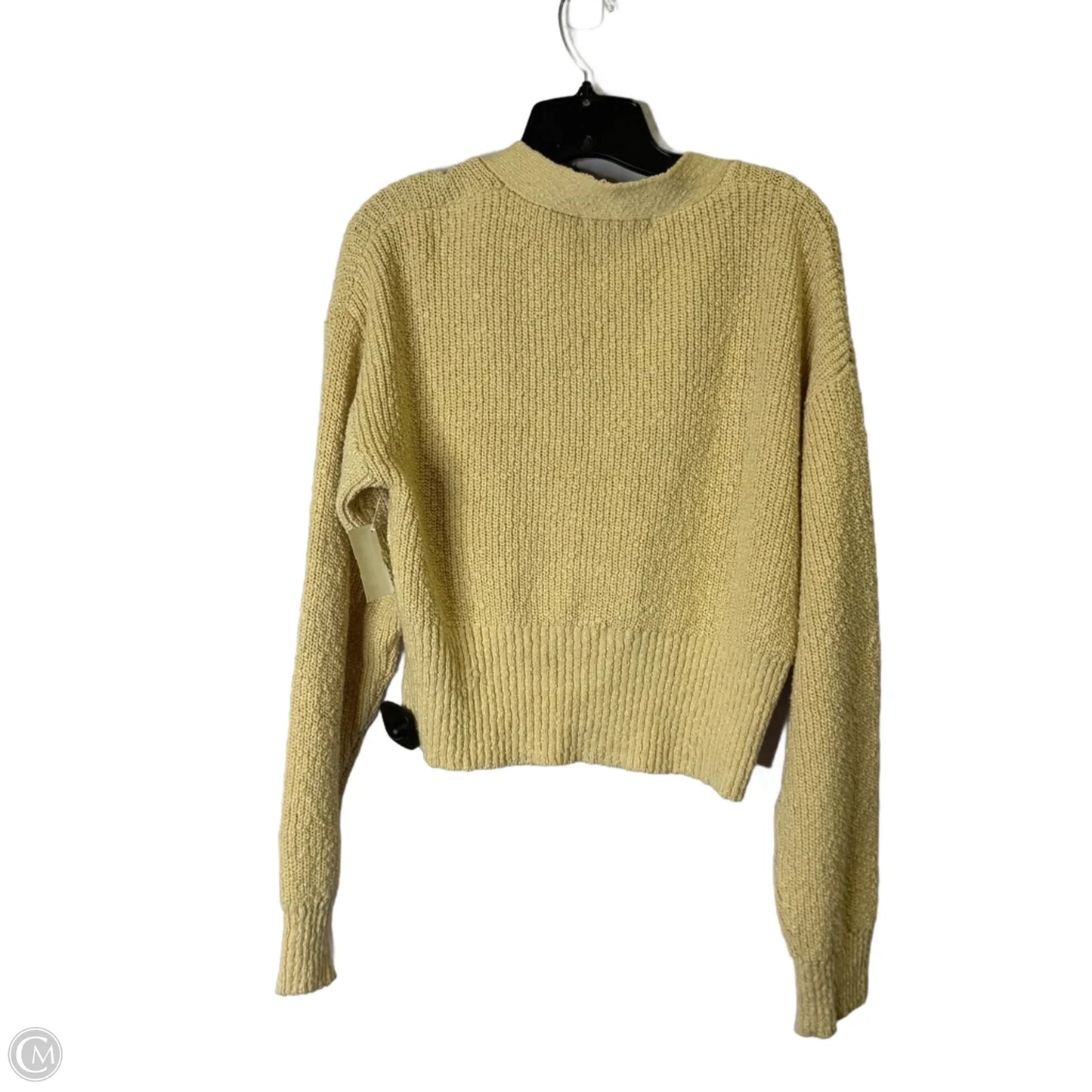 Sweater Cardigan By Truly Madly Deeply In Cream, Size: M