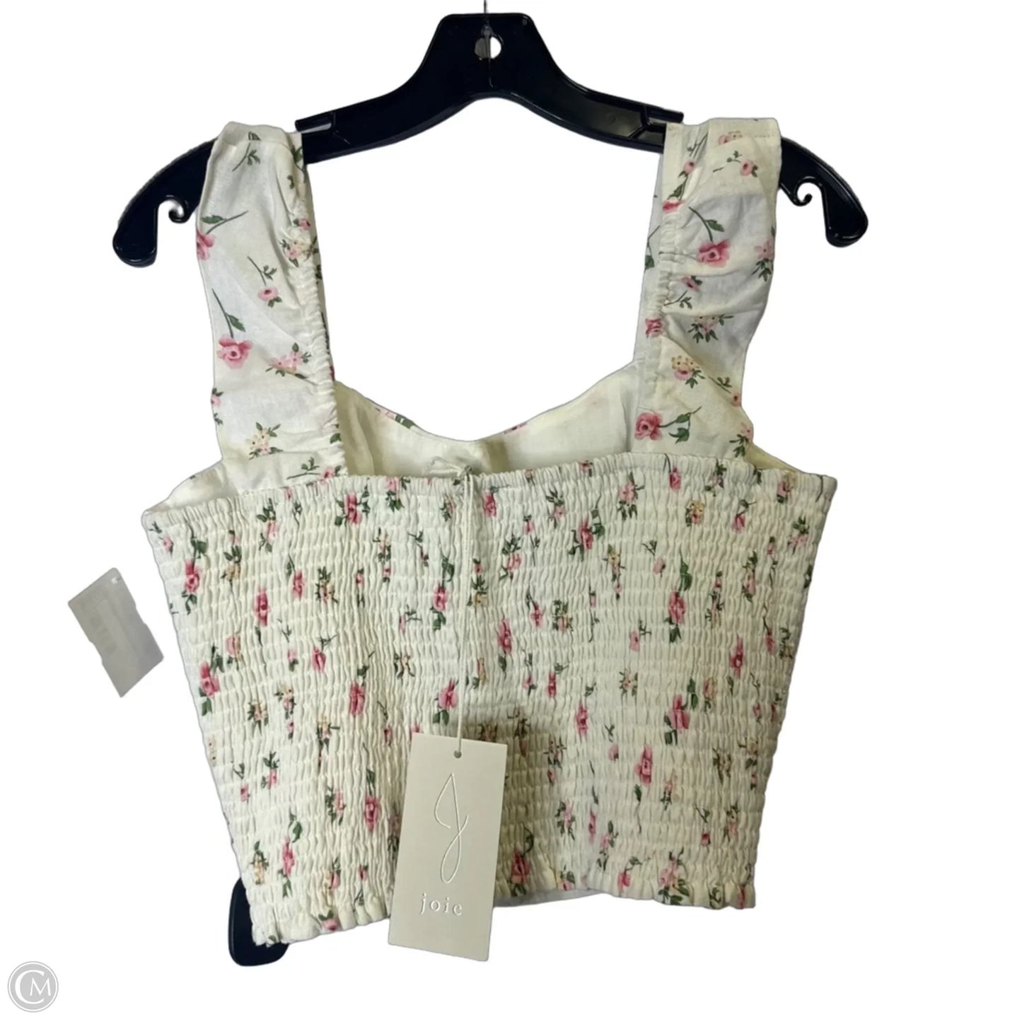 Top Sleeveless By Joie In Cream, Size: L