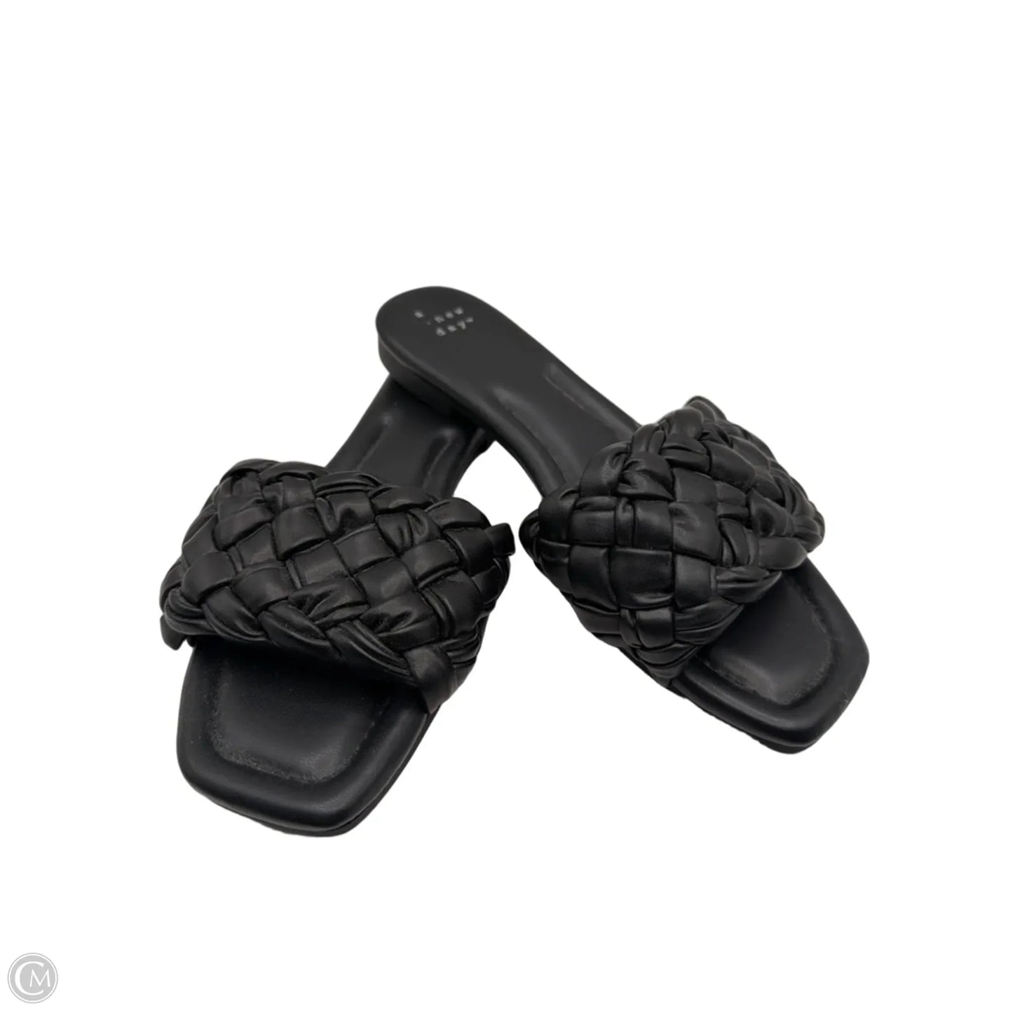 Sandals Flats By A New Day In Black, Size: 7.5