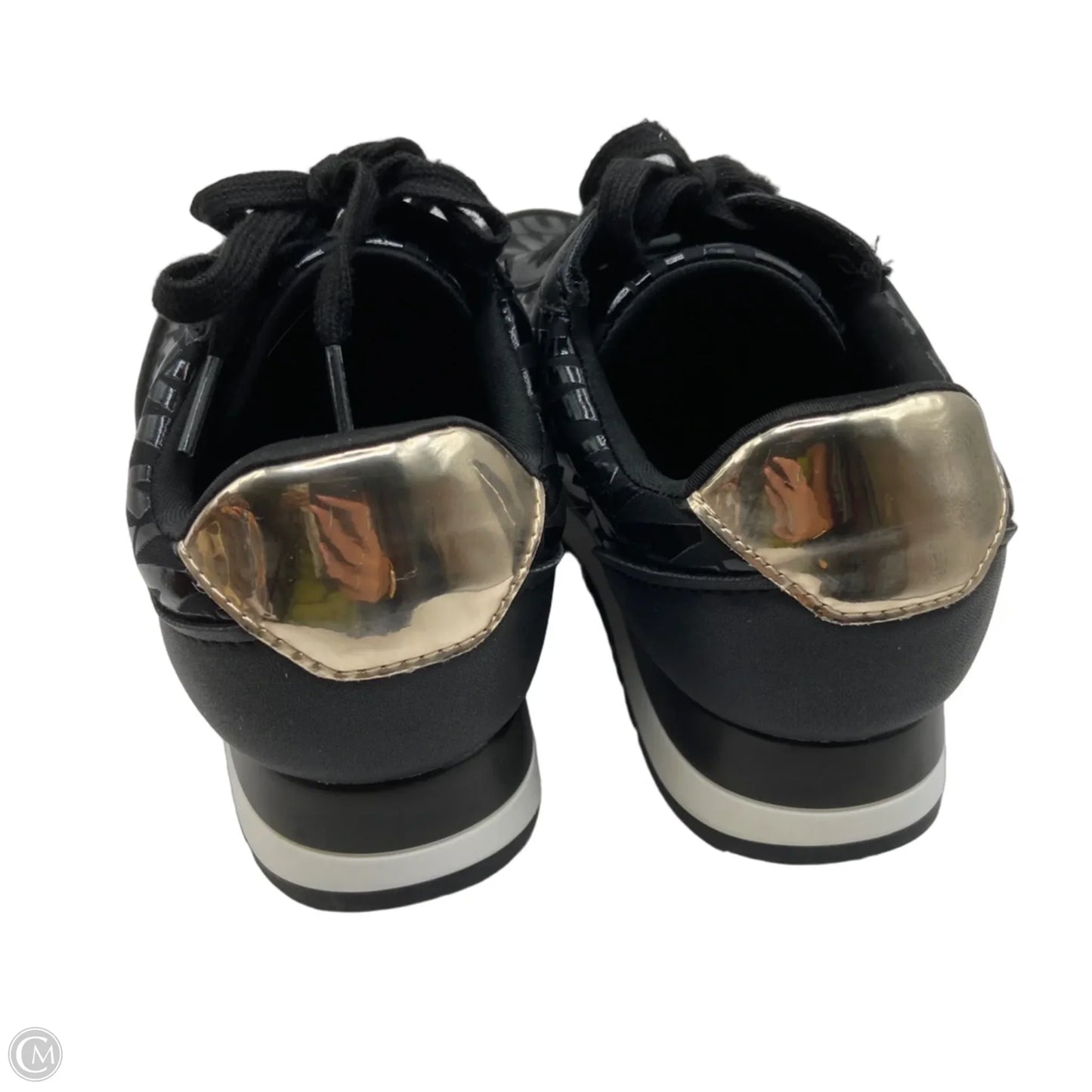 Shoes Sneakers By Dkny In Black, Size: 6.5