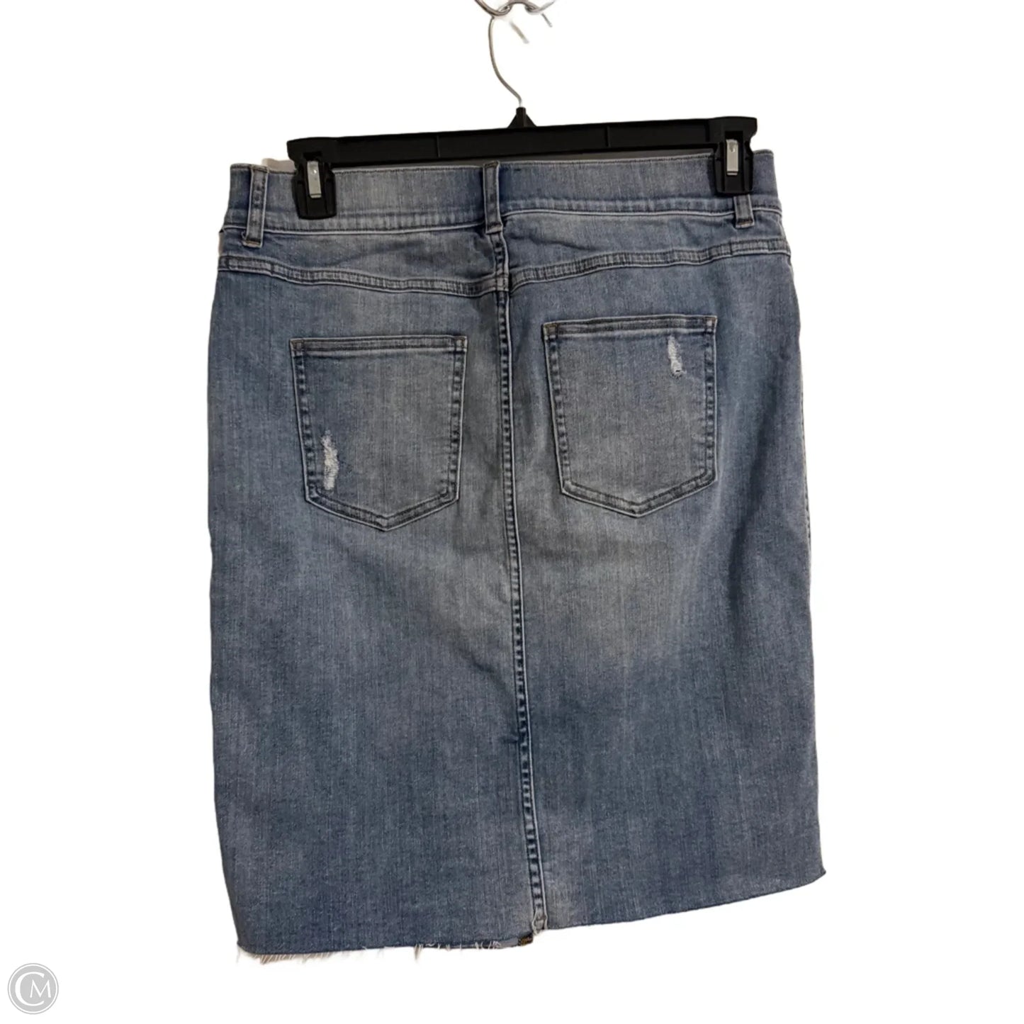 Skirt Midi By Spanx In Blue Denim, Size: L