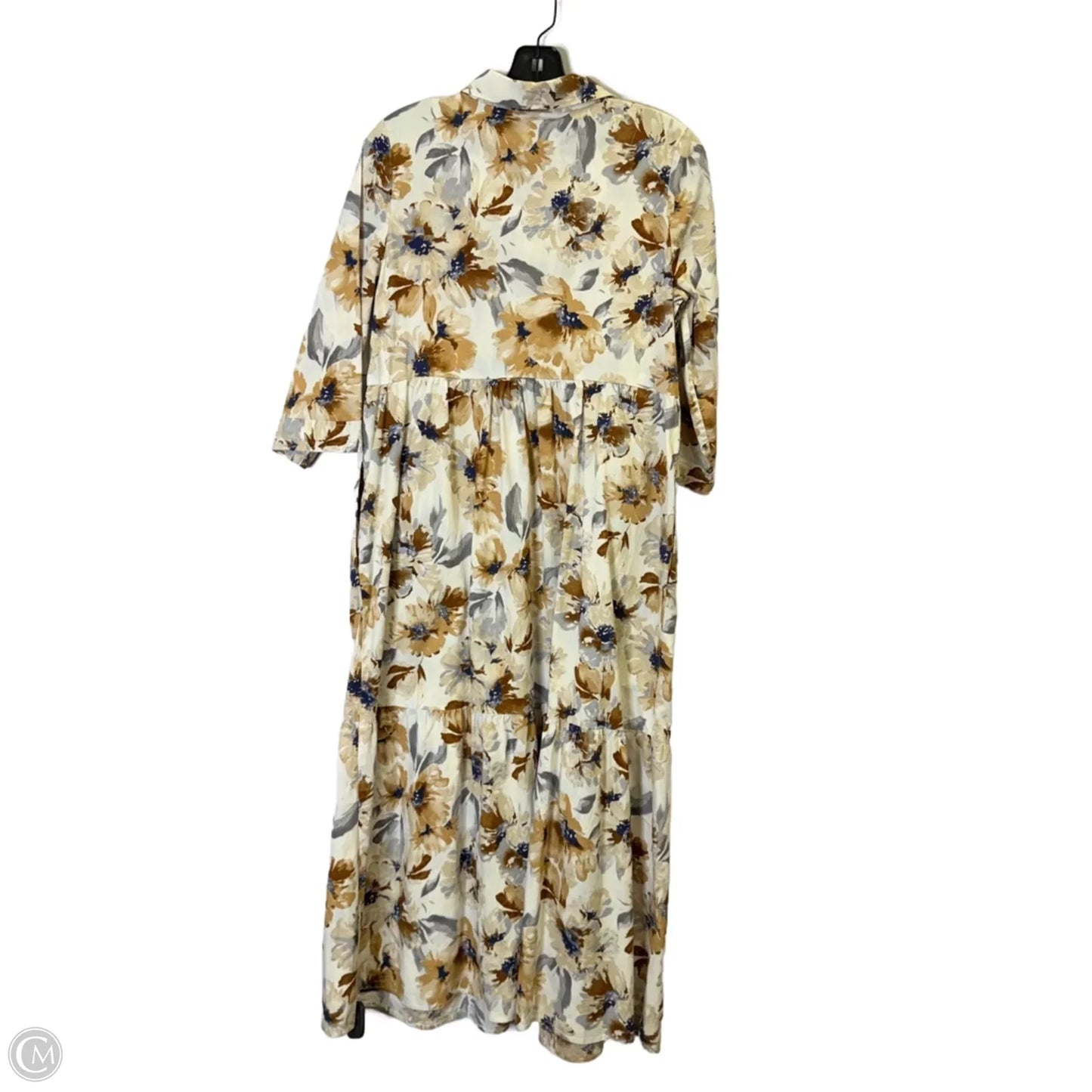 Dress Casual Maxi By Tahari By Arthur Levine In Floral Print, Size: S