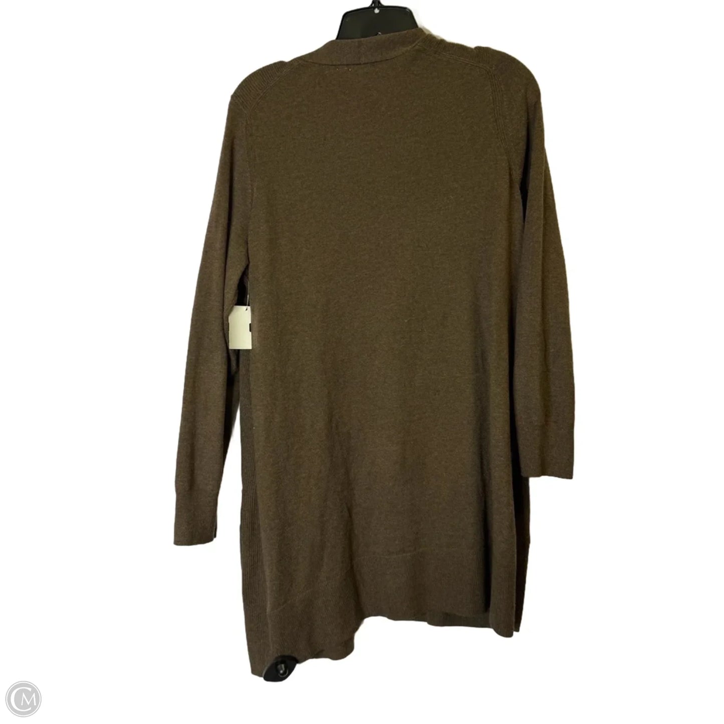 Sweater Cardigan By Gap In Brown, Size: M