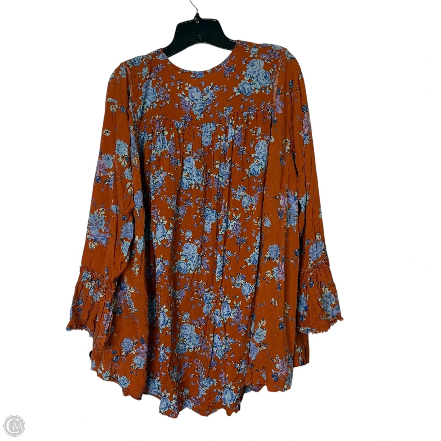 Top Long Sleeve By Free People In Orange, Size: M