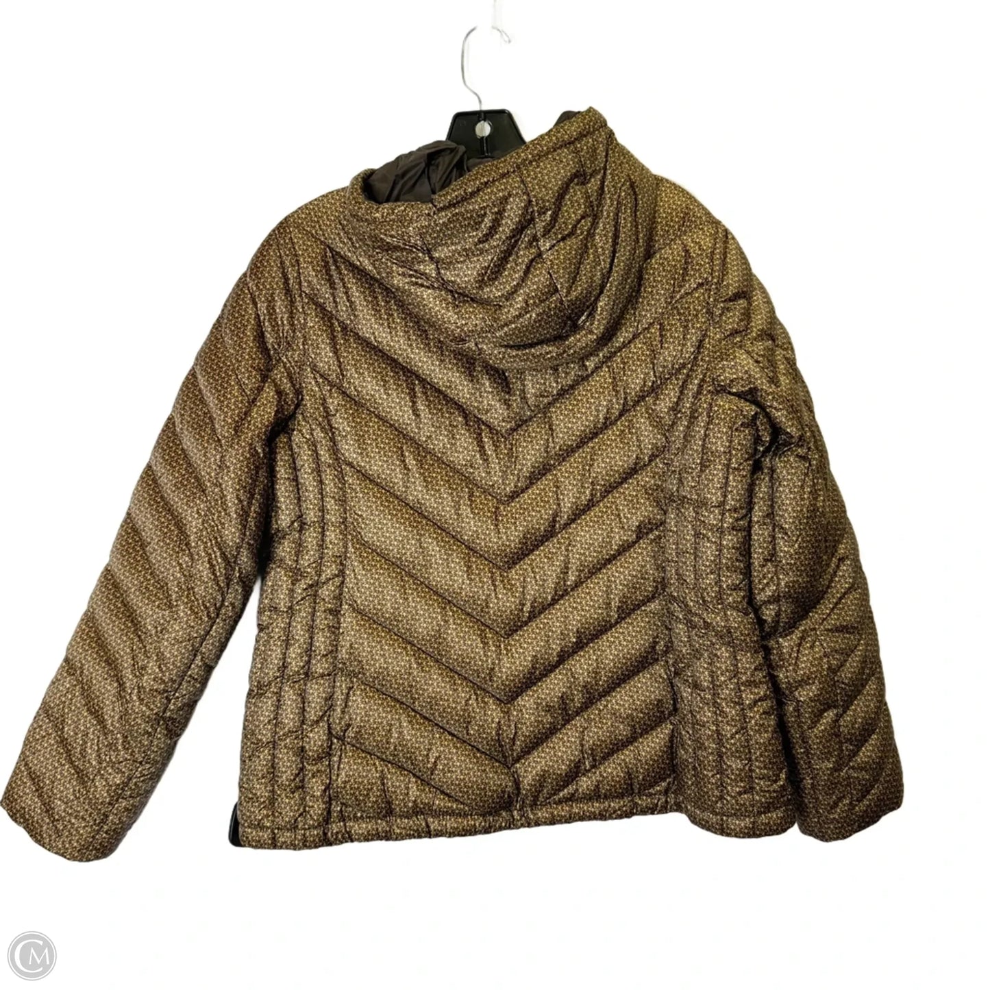 Jacket Puffer & Quilted By Cmc In Brown, Size: L