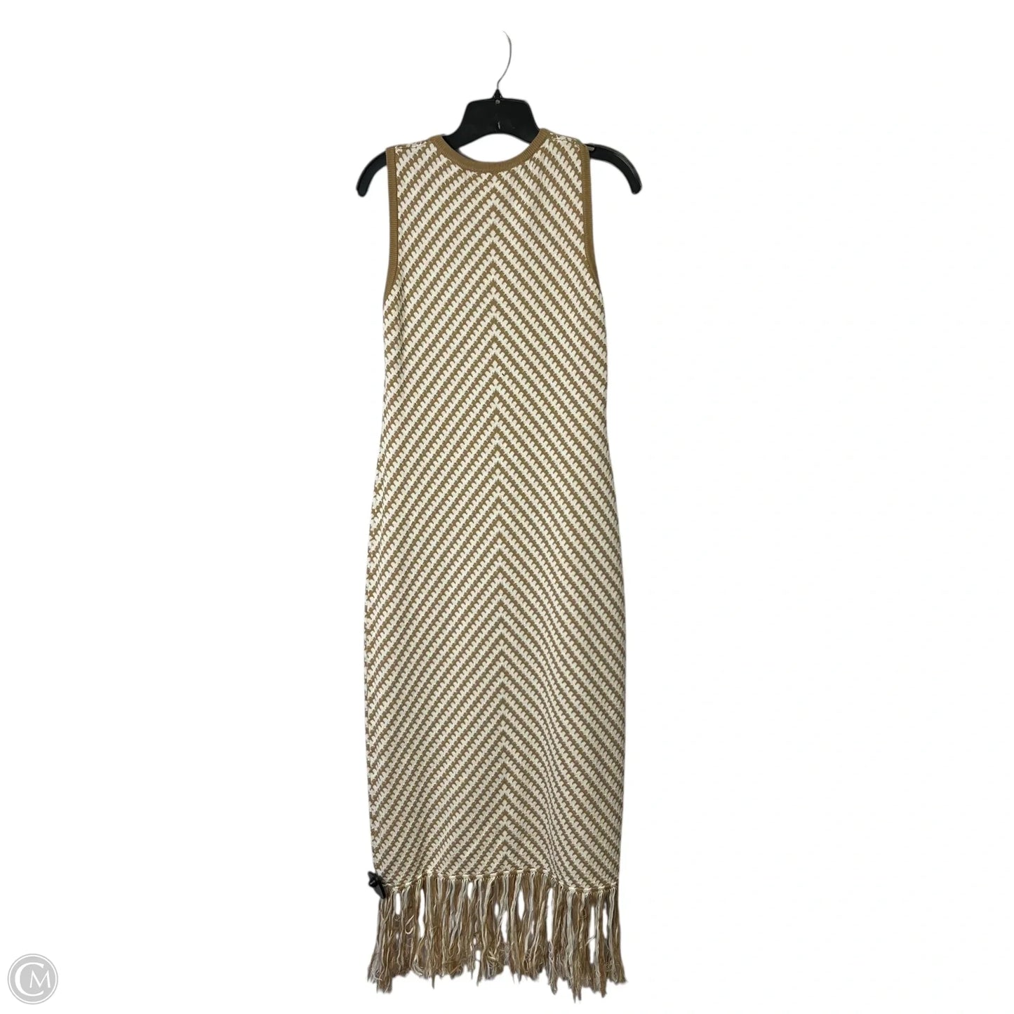 Dress Casual Maxi By Clothes Mentor In Tan, Size: S