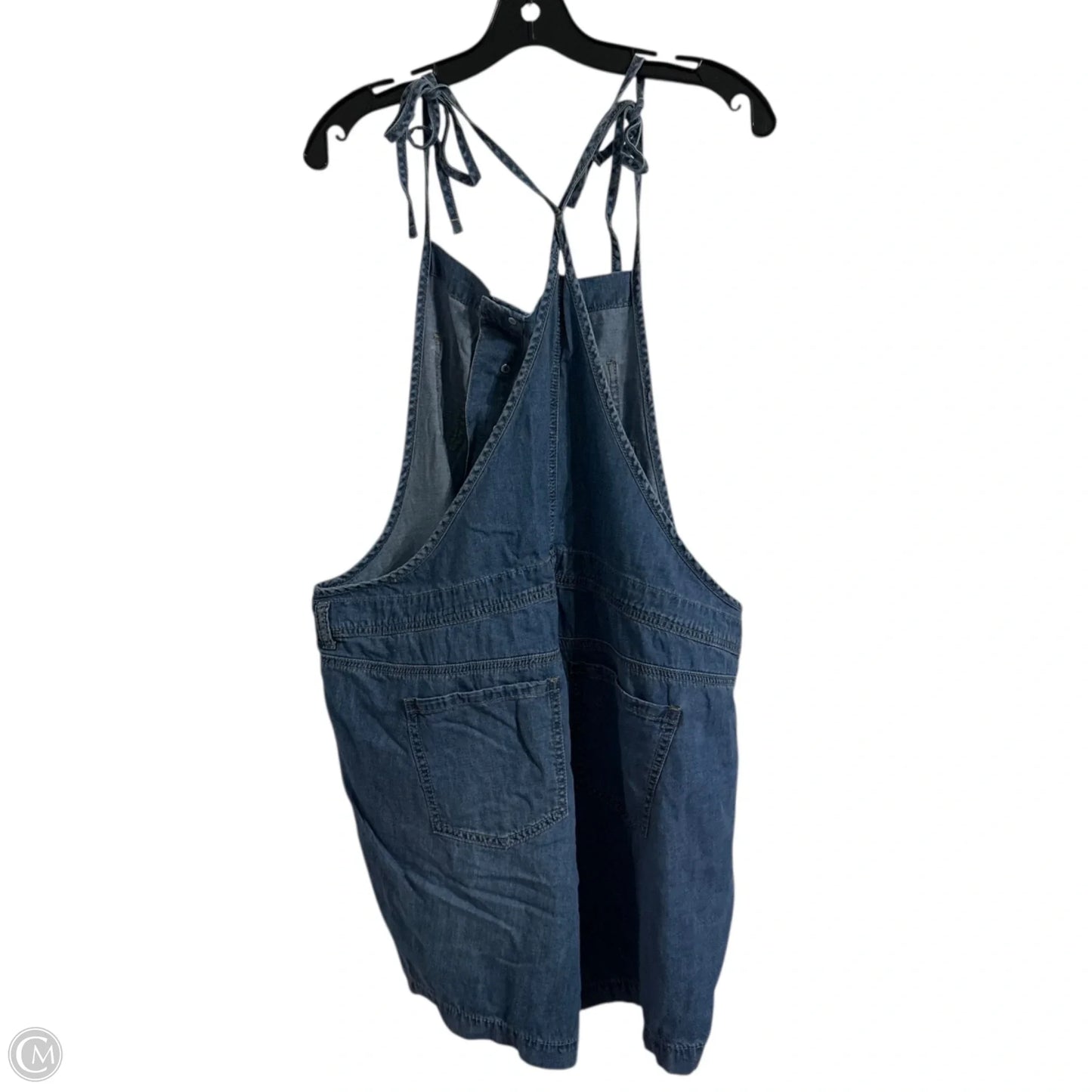 Shortalls By Torrid In Blue Denim, Size: 16