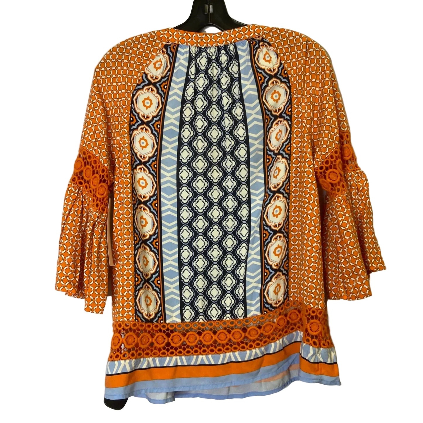 Top Short Sleeve By Crown And Ivy In Orange, Size: Mp