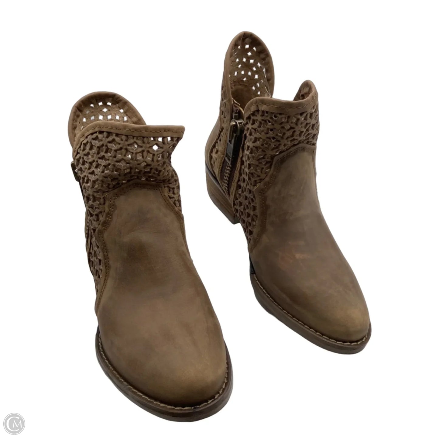 Boots Western By Clothes Mentor In Tan, Size: 7