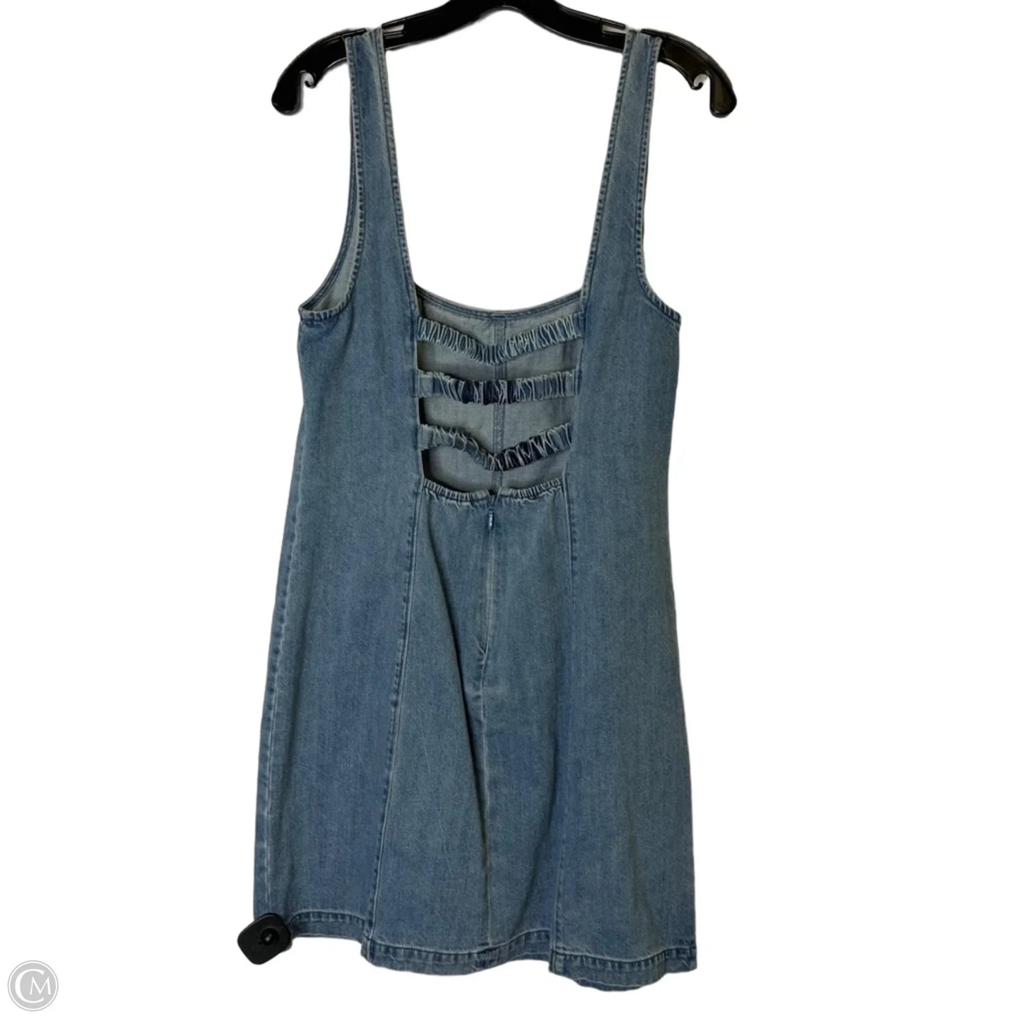 Dress Casual Short By Show Me Your Mumu In Blue Denim, Size: L