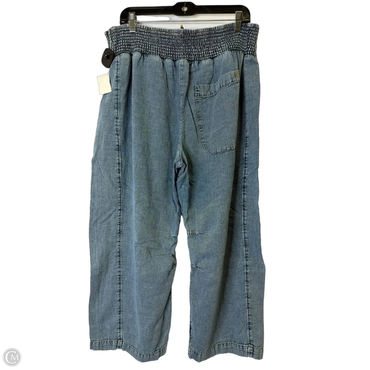 Pants Cropped By Pilcro In Blue Denim, Size: Xl