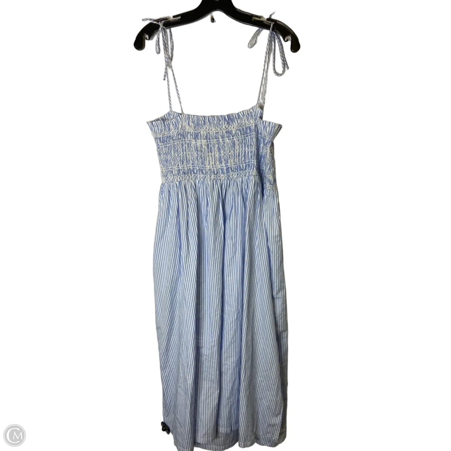Dress Casual Midi By J. Crew In Striped Pattern, Size: L