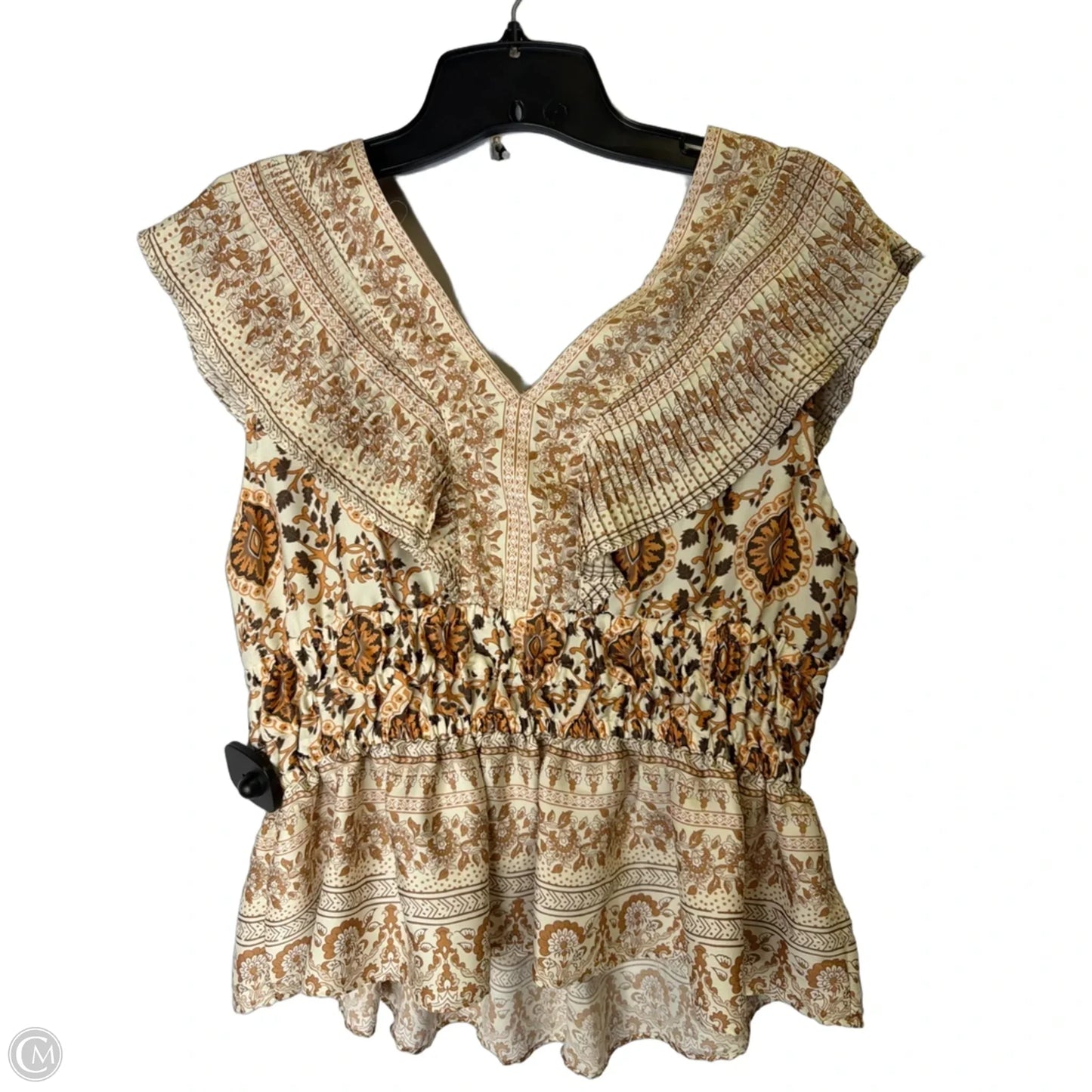 Top Sleeveless By Rachel Zoe In Orange, Size: M