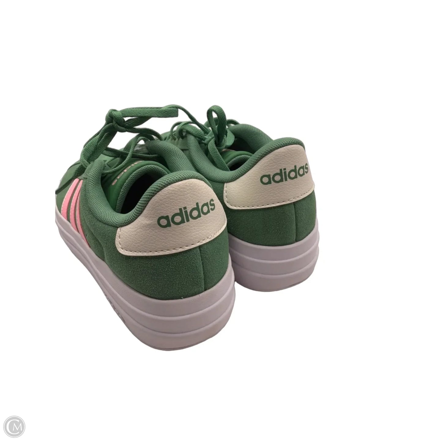 Shoes Sneakers Platform By Adidas In Green & Pink, Size: 8