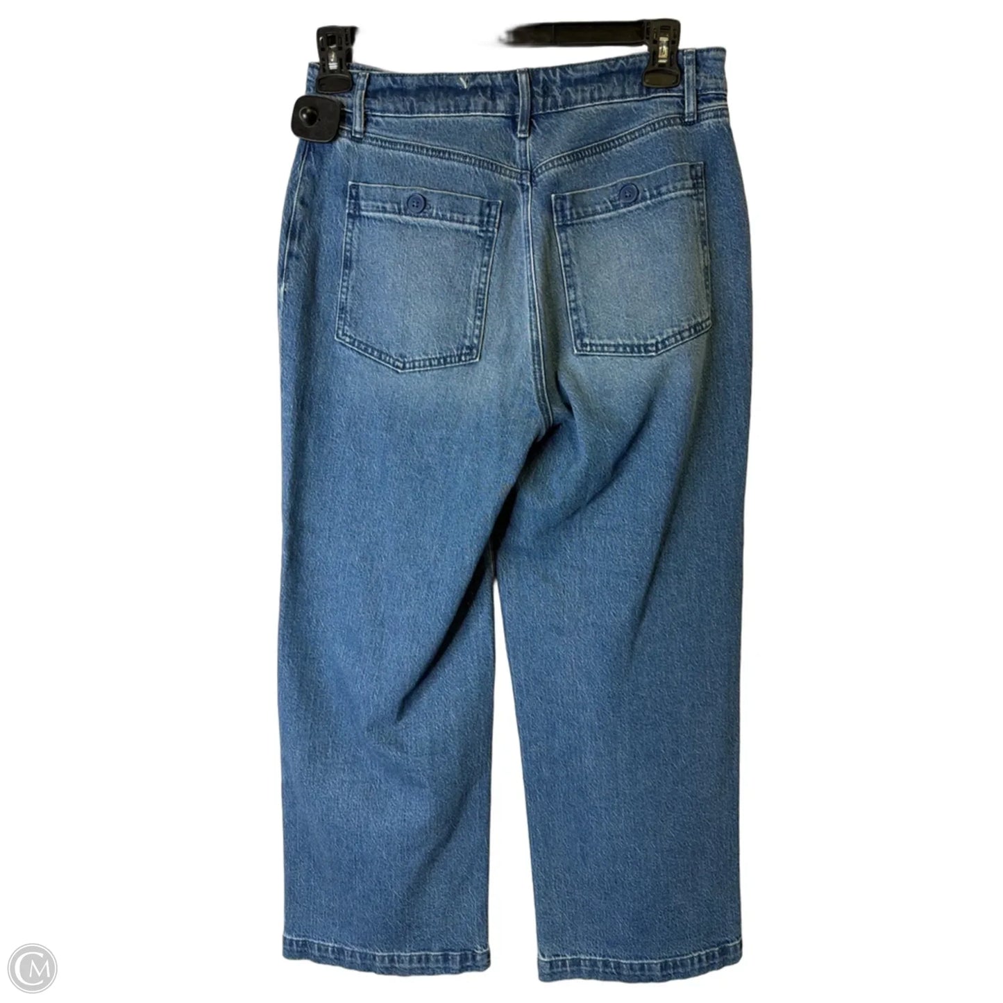 Jeans Wide Leg By Loft In Blue Denim, Size: 6