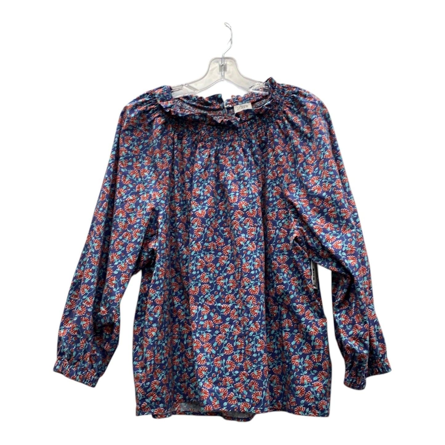Top Ls By J. Crew In Blue, Size:2X