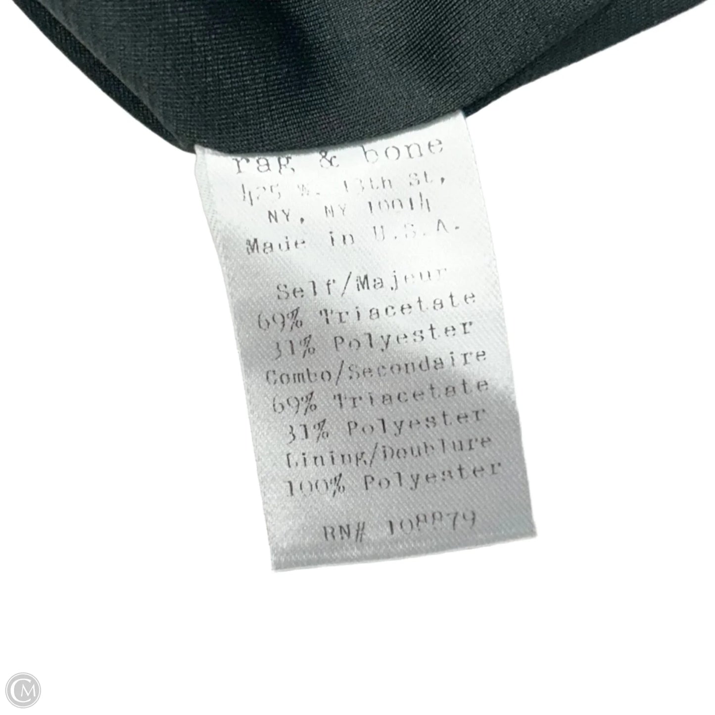 Dress Casual Short By Rag And Bone In Black & Blue, Size: 2