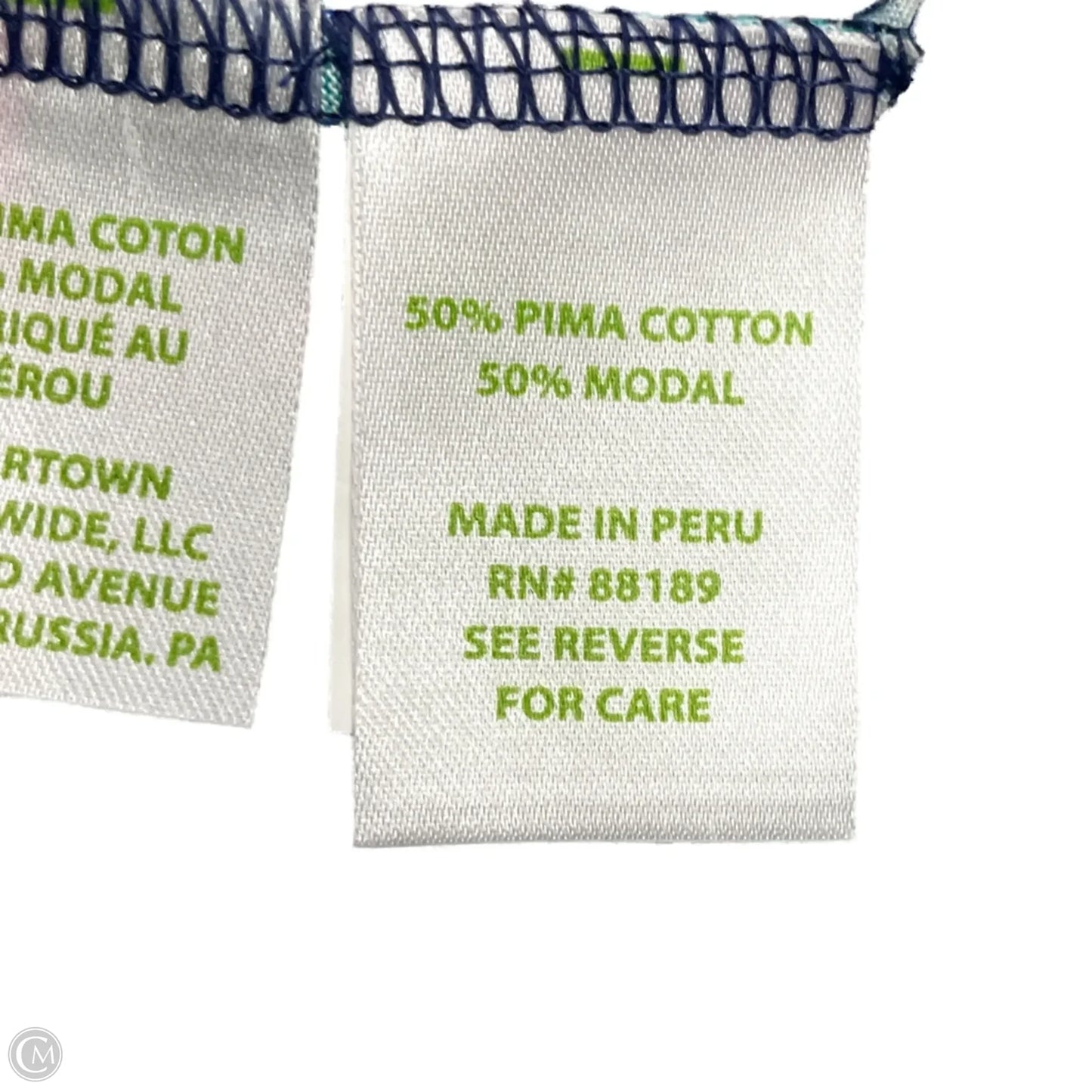 Top Long Sleeve Designer By Lilly Pulitzer In Blue, Size: S