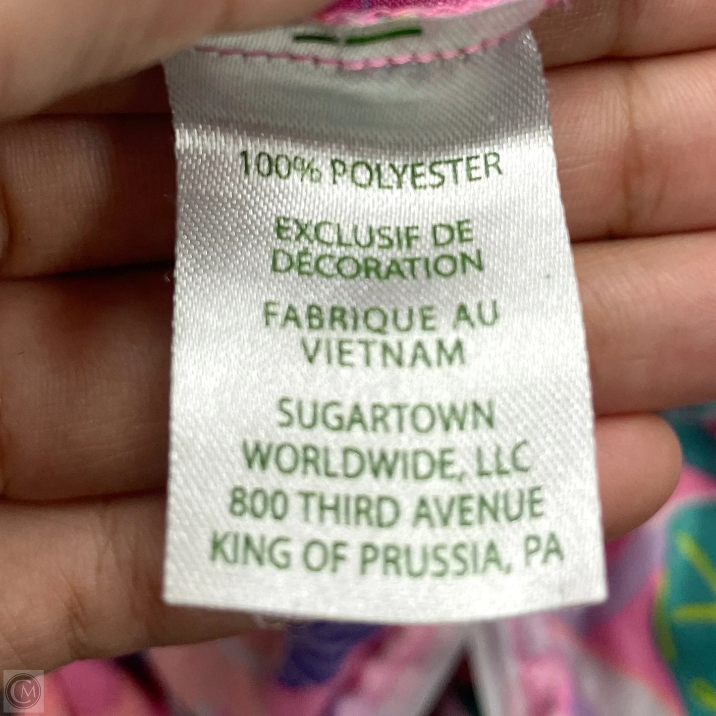 Shorts Designer By Lilly Pulitzer In Pink & Purple, Size: L