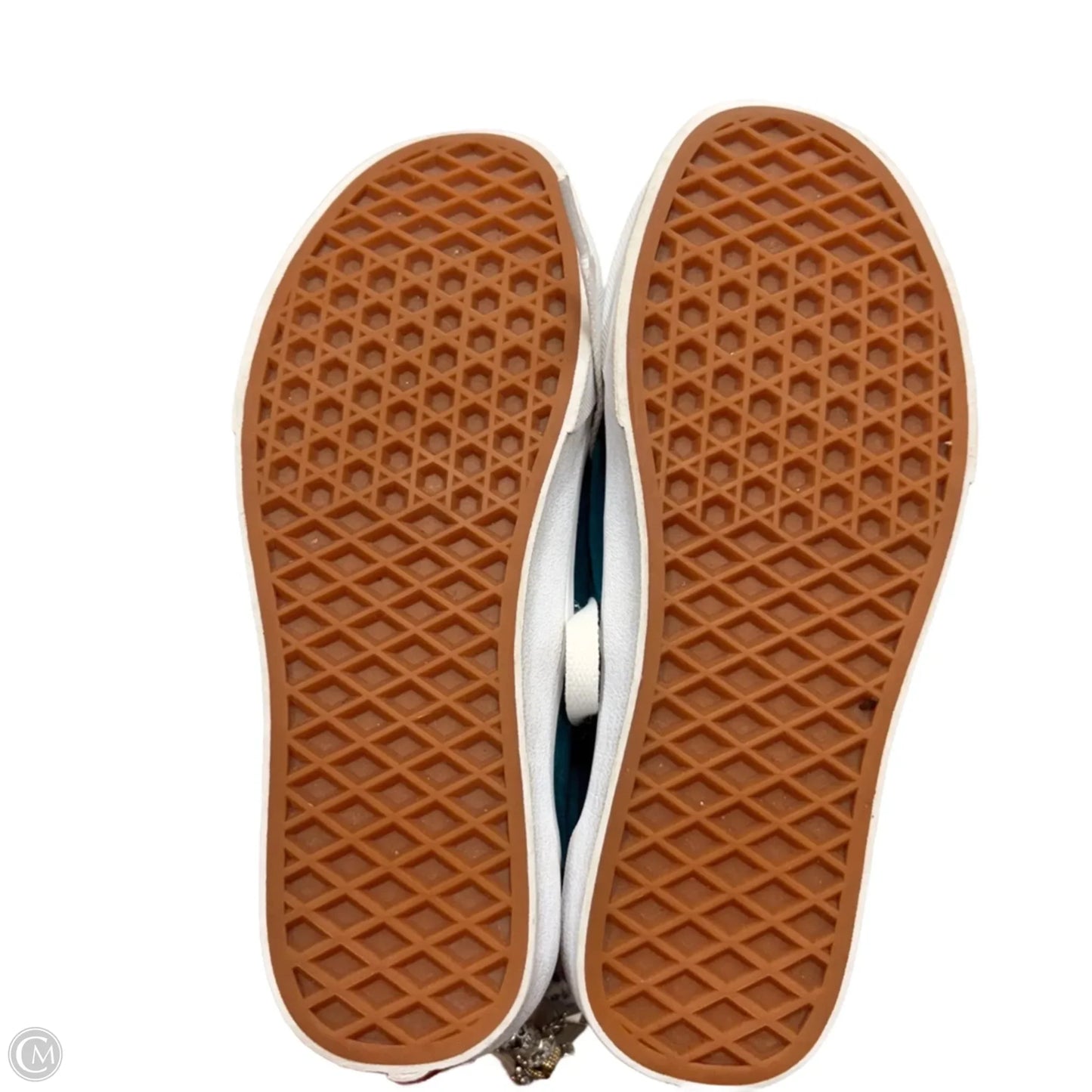 Shoes Sneakers By Vans In Teal, Size: 6