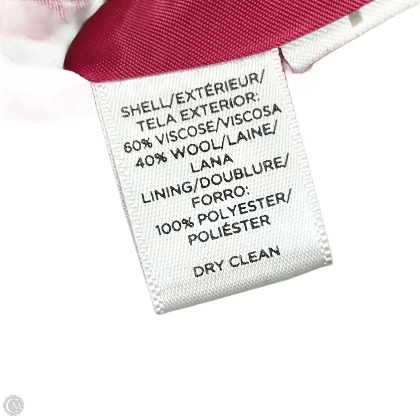 Coat Peacoat By Loft In Pink, Size: S