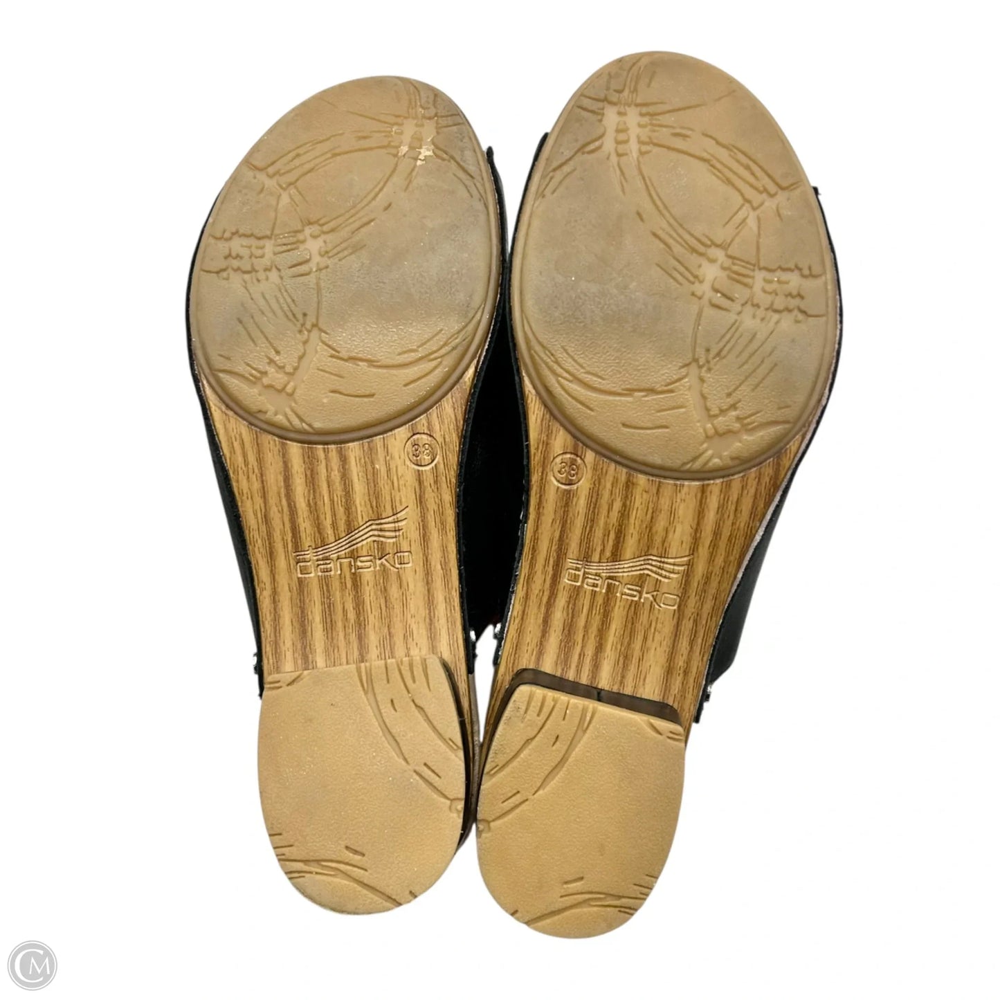 Sandals Heels Block By Dansko In Black, Size: 7.5