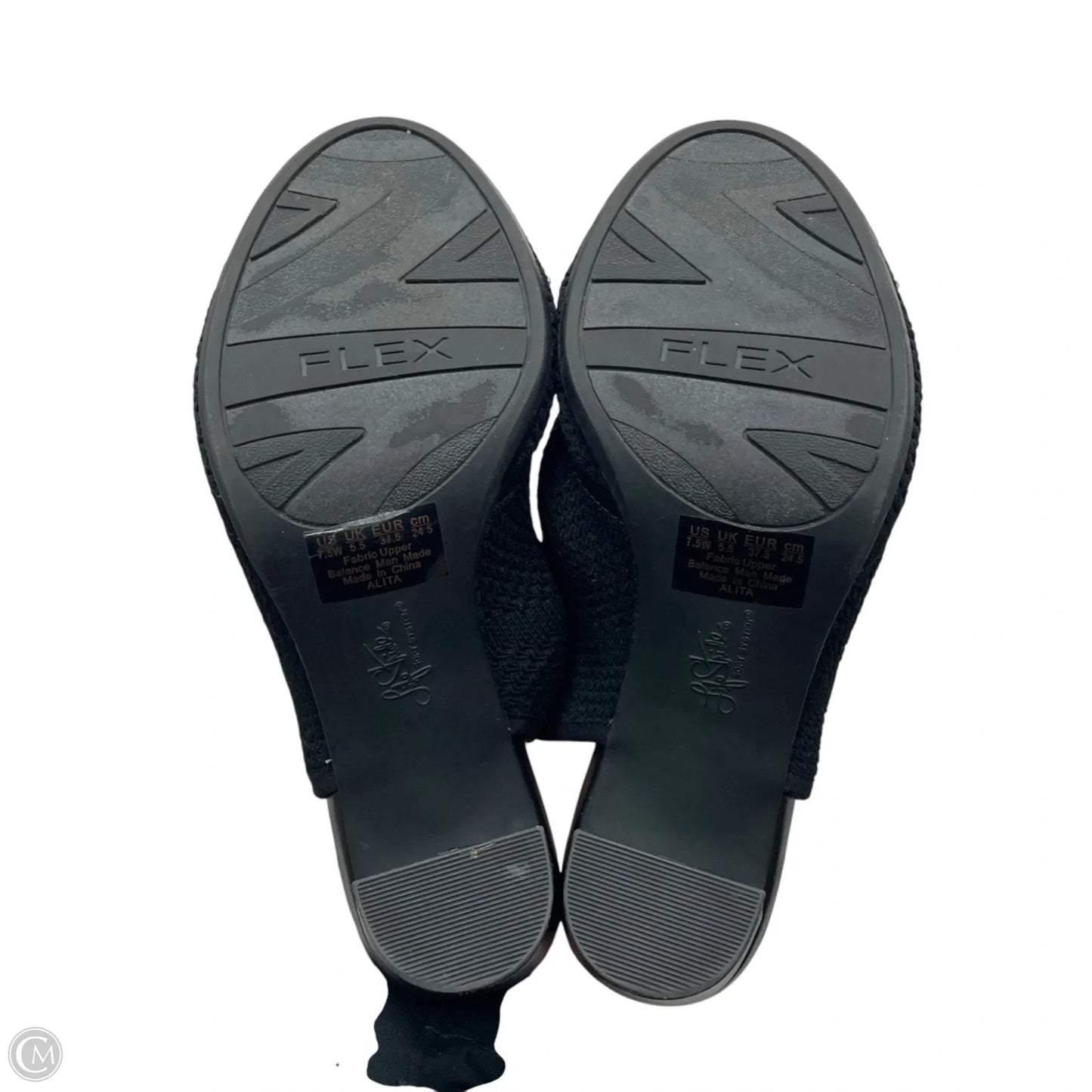 Sandals Heels Block By Life Stride In Black, Size: 7.5