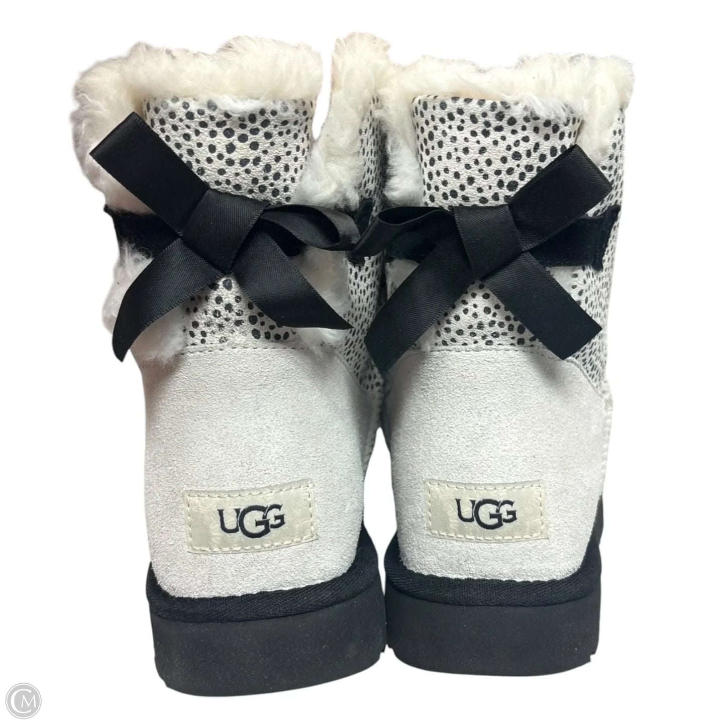 Boots Designer By Ugg In Black & Grey, Size: 11