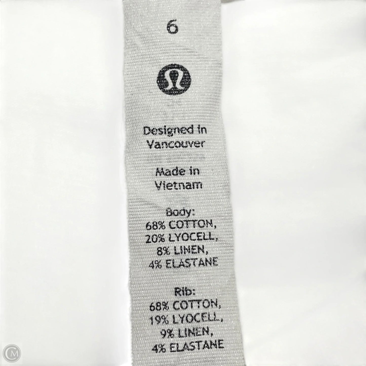 Athletic Tank Top By Lululemon In White, Size: S