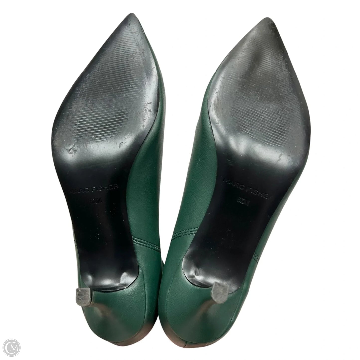 Boots Ankle Heels By Marc Fisher In Green, Size: 6.5