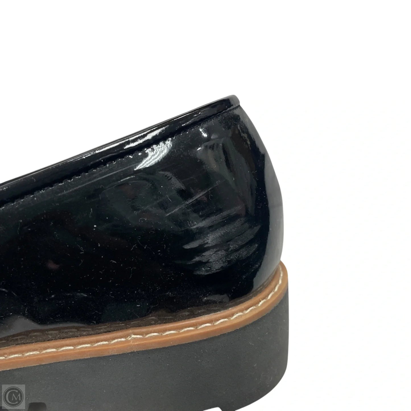 Shoes Flats By Halogen In Black & Grey, Size: 8