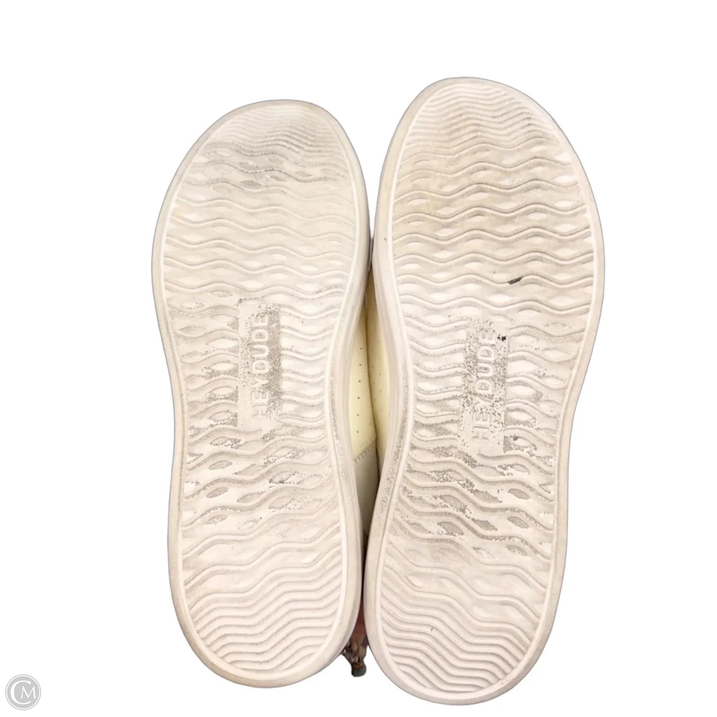 Shoes Sneakers By Hey Dude In Cream, Size: 11