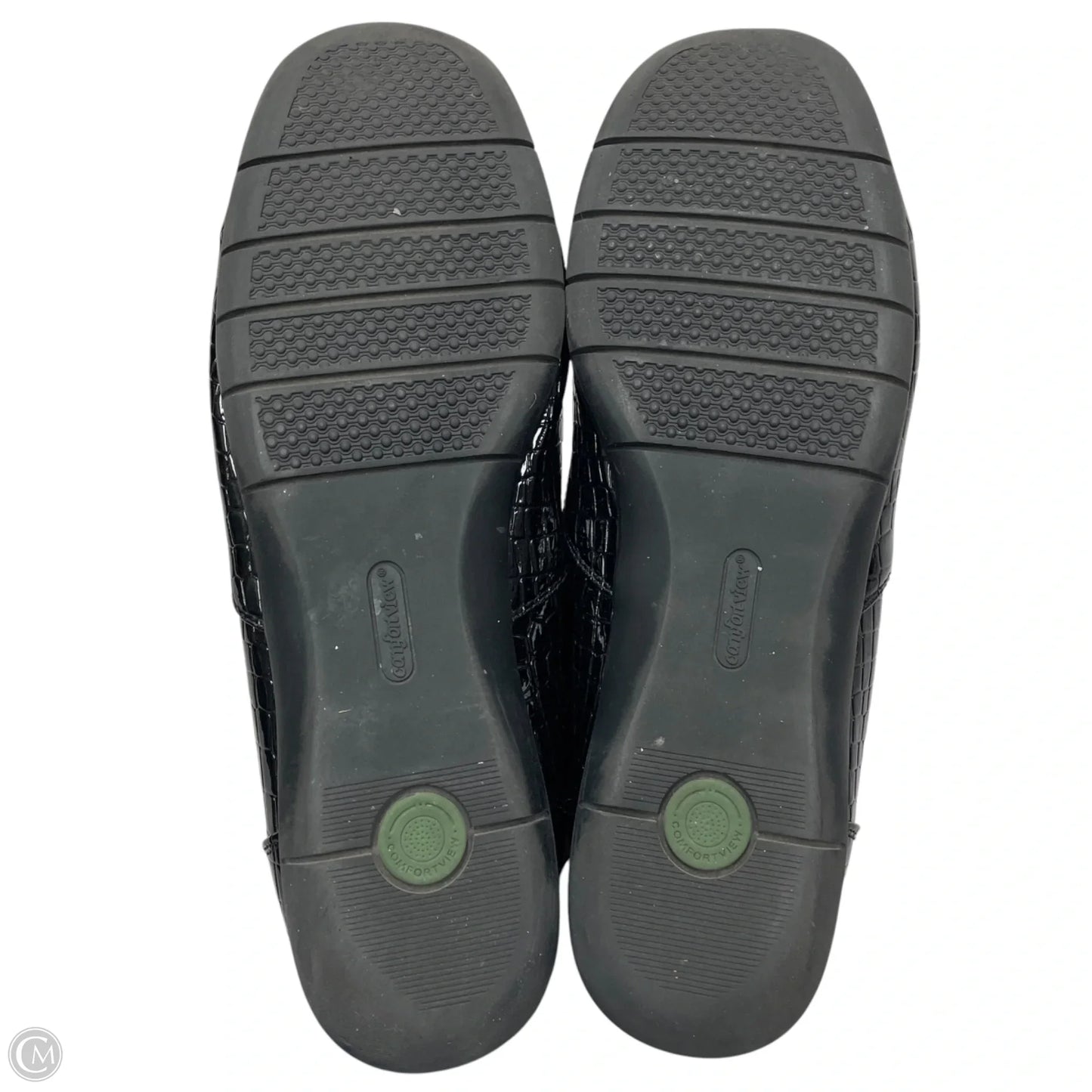 Shoes Flats By Comfortview In Black, Size: 12