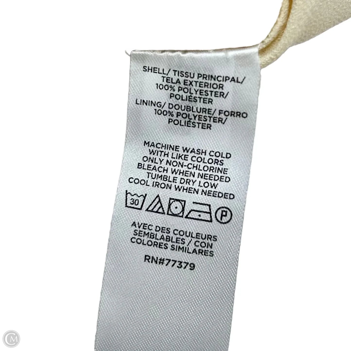 Dress Casual Maxi By Ann Taylor In Cream & Orange, Size: L